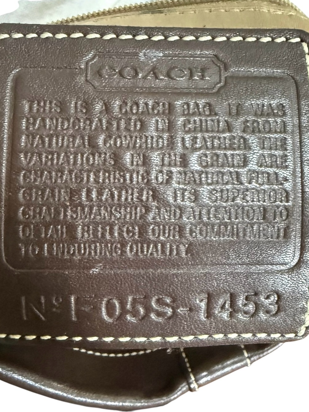 Authentic Coach Vintage Soho Dark Brown Leather Y2K Shoulder Bag! EUC!! - Picture 10 of 11